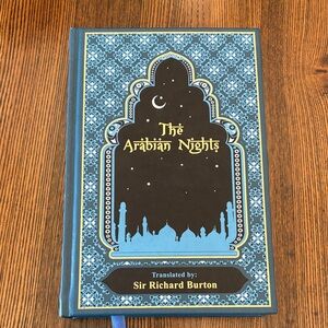 The Arabian Nights Hardcover - Blue & Black Decorative Cover